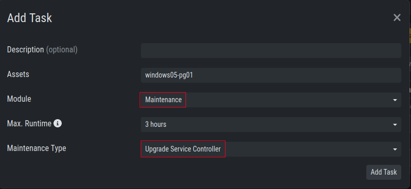 Update Service Controller